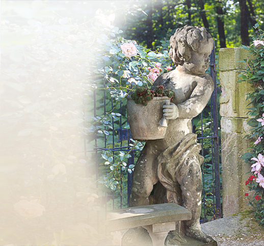 Skulptur Steinfigur Steinskulptur Gartenfigur figur