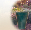Übertöpfe Terracotta Doris - Verde: Blumentopf aus Steinzeug