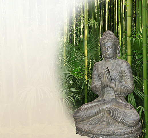 Buddha als Deko für den Garten