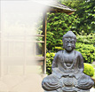 Buddha Steinfiguren Duduk: Ein Buddha in stiller Meditation