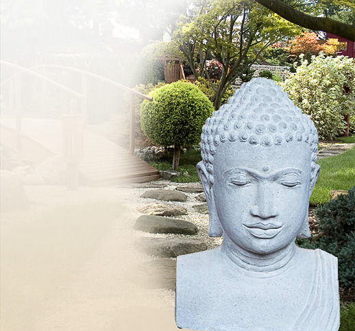 Buddha Kopf aus Stein kaufen - Online Shop