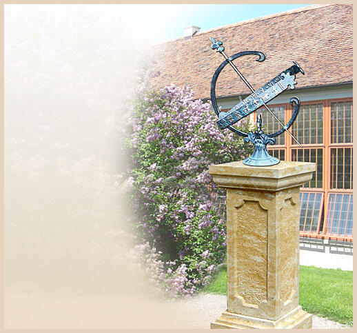 Da Vinci - Eine Gartensonnenuhr aus Bronze