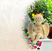 Gartenfiguren Engel 