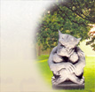 Gargoyles Garten Humphrey: Mystischer Gargoyle als Steinfigur