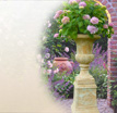 Blumentï¿½pfe aus Stein Grandessa: Gartenamphore mit Sockel