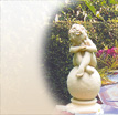 Steingussfigur Amadeus: Gartenfiguren aus Stein