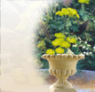 Steintopf Fiora: Klassische Gartenvase