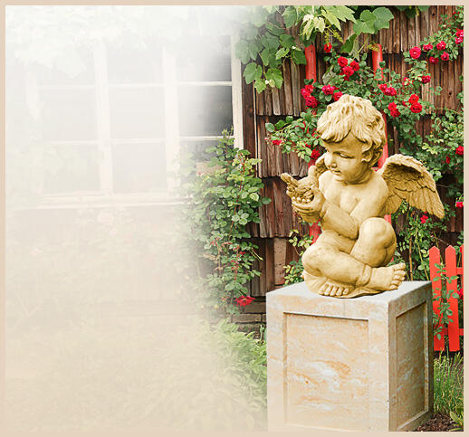 Gladios - Kleiner Engel fr den Garten mit Vgelchen