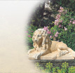 Löwenfigur Stein 