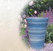 Blumentröge Amphiro - Azur: Moderne Steinzeugvasen