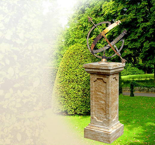 Antike Sonnenuhren | Steinsonnenuhr | Metallsonnenuhr Garten