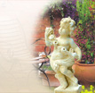 Figur Gabriel: Gartenstatuen aus Steinguss