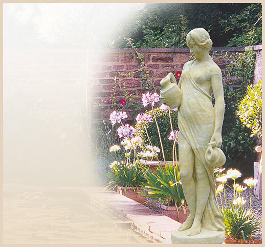 Loraine - Steingussfigur für den Garten