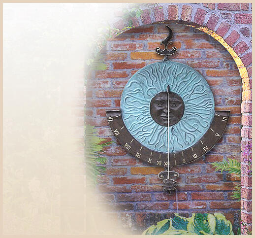 Kopernikus - Stilvolle Sonnenuhr für die Wand