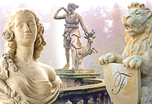 Mystische Gargoyle Statuen für den Garten aus Steinguss kaufen