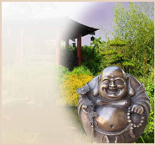 Akshobhya - Bronze Buddha fr den Garten