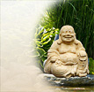  Samadhi: Sitzender Buddha aus Stein